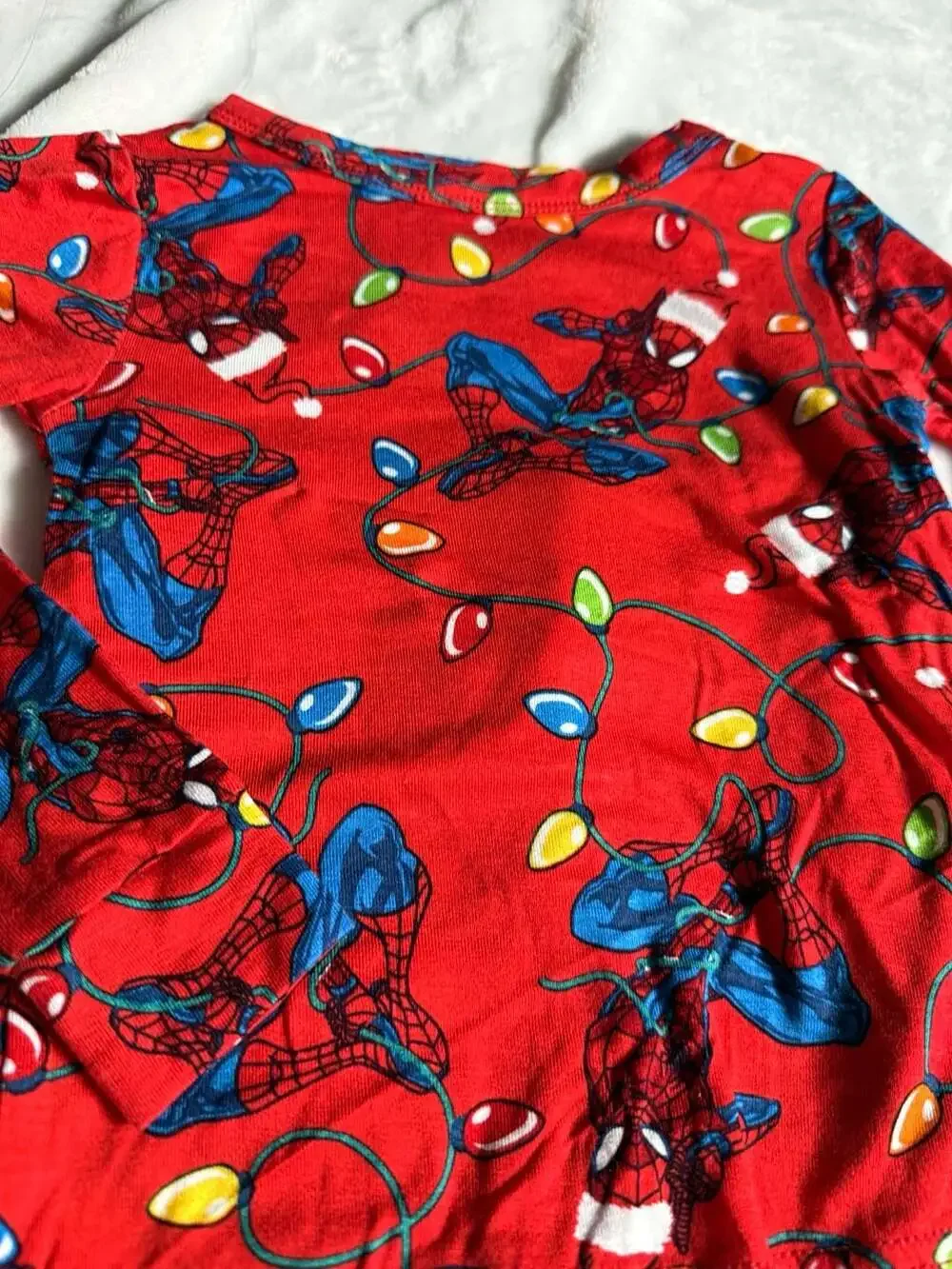 Marvel Spider-Man Christmas Holiday Toddler Boys 2-Piece Pajama Set Size 2T
